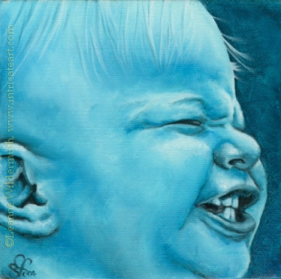 200458 Custom Monochromatic Portrait of Cole