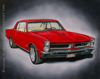Car Oil Painting