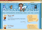 Snarkypants custom blog design wordpress theme plugins upgrade