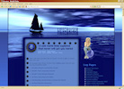 LifeCruiser blue moonlight sea custom blog design wordpress theme