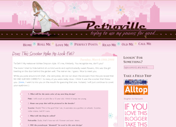 Petroville custom blog design wordpress theme