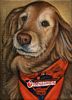 Custom dog portrait golden retriever oil painting original traditional realistic fine art leanne wildermuth