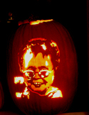 Pumpkin Carving Taylor Smiles by Brendon E. Brown