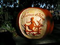 Pumpkin Carving Harvest Moon by Jackie Crawford
