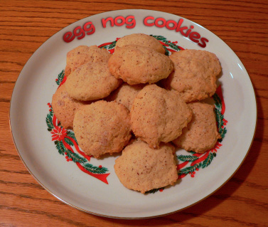 egg nog eggnog Christmas cookie cookies recipe