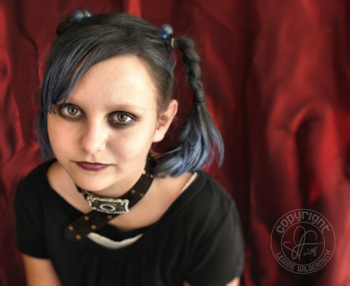 catybug goth girl portrait like abby ncis photo leanne wildermuth