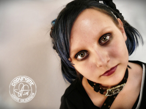 catybug goth girl portrait like abby ncis photo leanne wildermuth