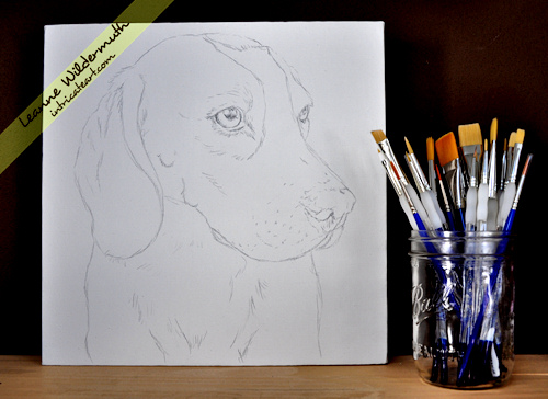 Custom Beagle Portrait