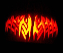 Pumpkin Carving Tribal Pumpkin by Susan