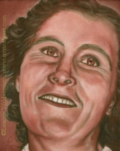 200459 Custom Monochromatic Portrait of Grandma