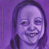 custom monochromatic violet purple oil painting girl child people portrait original realistic fine art